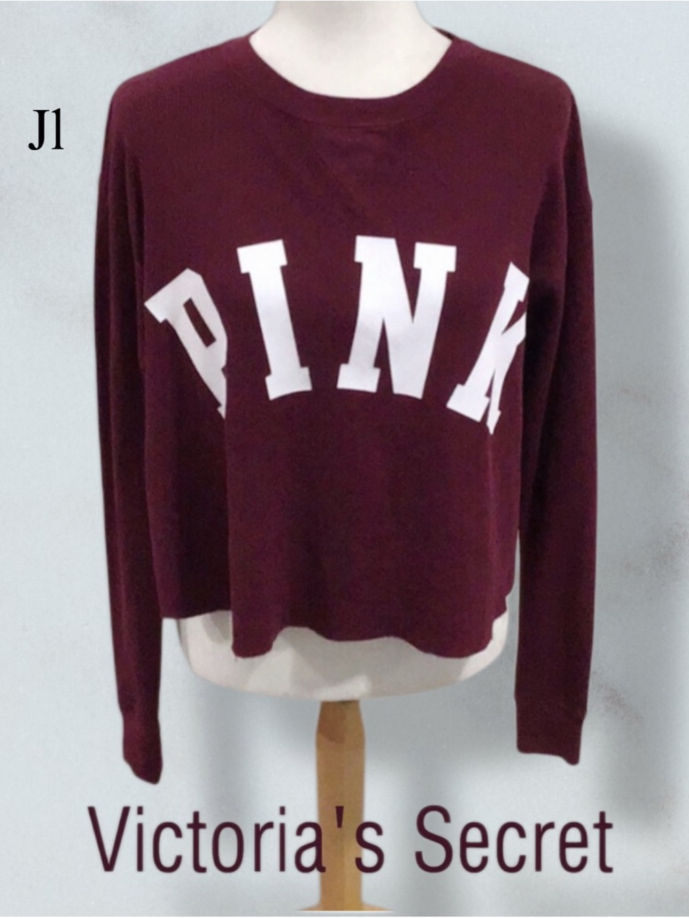 VICTORIAS SECRET PINK  Oversized Crop Top Size‎ XS